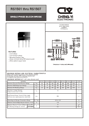 RS1501 Datasheet PDF CHENG-YI ELECTRONIC CO., LTD.