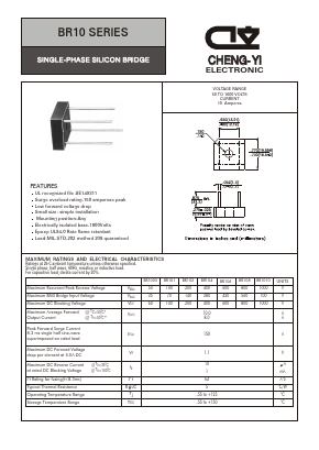 BR10 Datasheet PDF CHENG-YI ELECTRONIC CO., LTD.