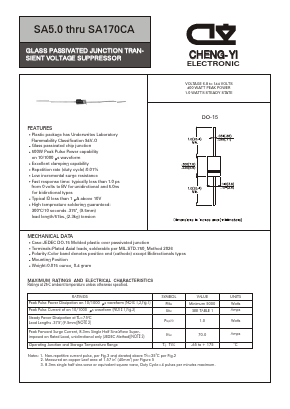 SA33 Datasheet PDF CHENG-YI ELECTRONIC CO., LTD.