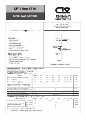 SF12 Datasheet PDF CHENG-YI ELECTRONIC CO., LTD.
