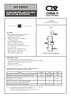 5KP180A Datasheet PDF CHENG-YI ELECTRONIC CO., LTD.
