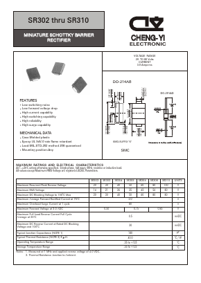 SR310S Datasheet PDF CHENG-YI ELECTRONIC CO., LTD.