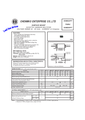 SSM24PT Datasheet PDF CHENMKO CO., LTD.