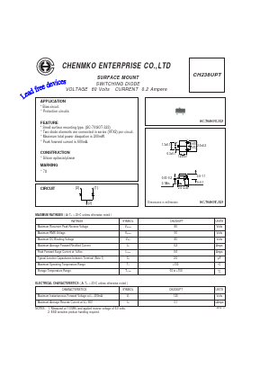 CH238UPT Datasheet PDF CHENMKO CO., LTD.