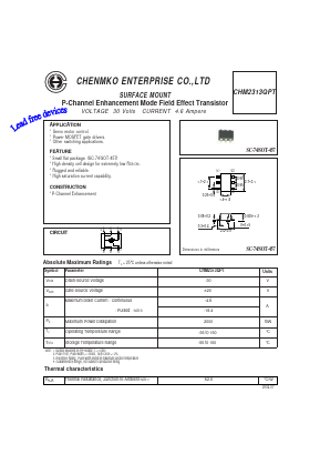 CHM2313QPT Datasheet PDF CHENMKO CO., LTD.