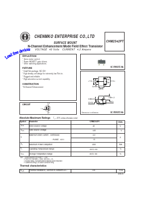 CHM2342PT Datasheet PDF CHENMKO CO., LTD.