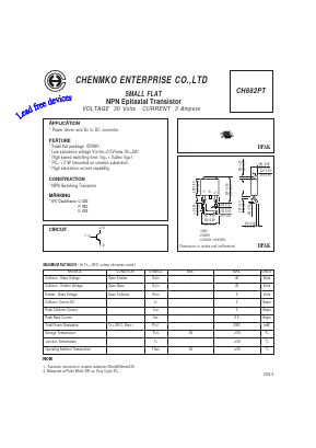 CH882PT Datasheet PDF CHENMKO CO., LTD.