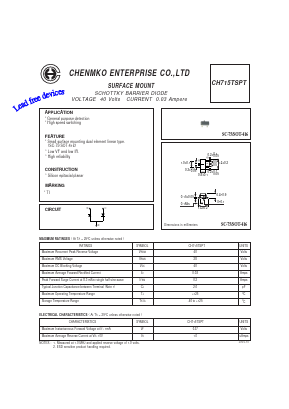 CH715TSPT Datasheet PDF CHENMKO CO., LTD.