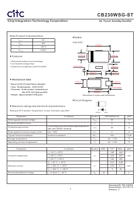 CB230WSG-ST Datasheet PDF Chip Integration Technology Corporation