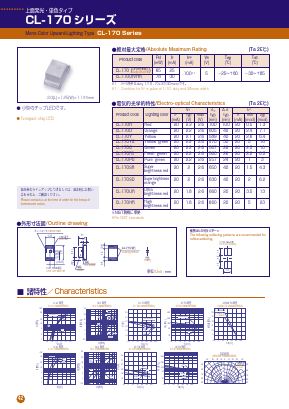 CL-170HR Datasheet PDF CITIZEN ELECTRONICS CO., LTD.