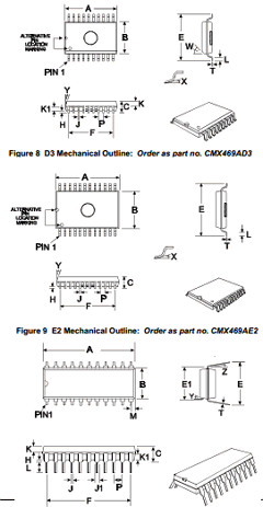 CMX469A Datasheet PDF CML Microsystems Plc