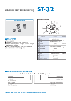 ST32EA10 Datasheet PDF Copal Electronics