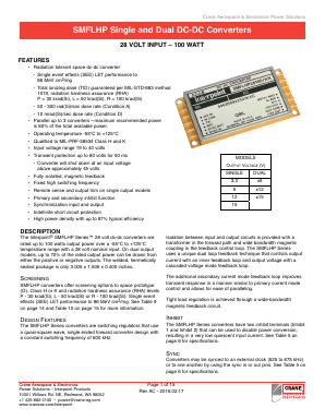 SMFLHP2815D Datasheet PDF Crane Aerospace and Electronics.