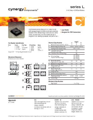 L323F Datasheet PDF Cynergy3 Co