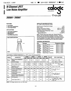 2N3684 Datasheet PDF Calogic, LLC