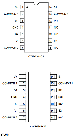 CWB5341 Datasheet PDF Calogic, LLC