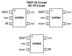 CAT823RTDI-GT3 Datasheet PDF Catalyst Semiconductor => Onsemi