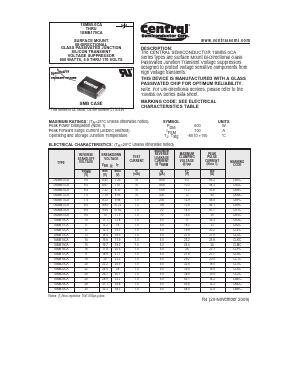 1SMB10CA Datasheet PDF Central Semiconductor