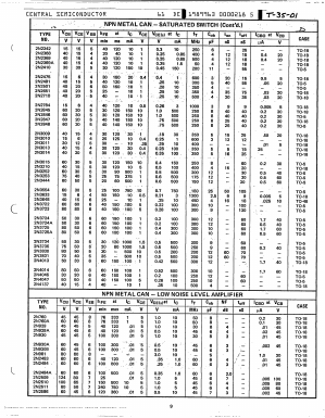2N930B Datasheet PDF Central Semiconductor