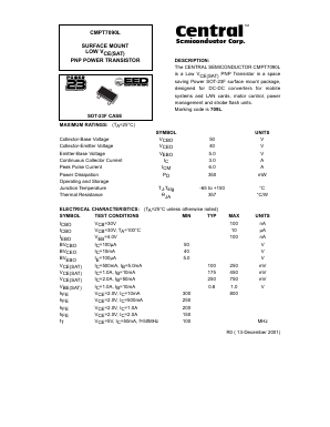 CMPT7090L_01 Datasheet PDF Central Semiconductor
