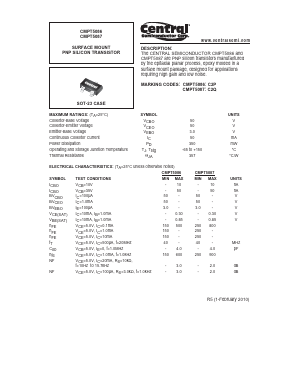 CMPT5086 Datasheet PDF Central Semiconductor