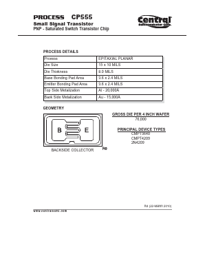 CP555 Datasheet PDF Central Semiconductor