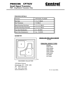 CP792V Datasheet PDF Central Semiconductor