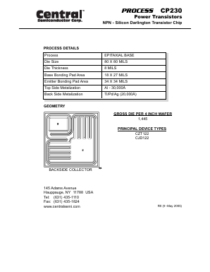 CP230 Datasheet PDF Central Semiconductor