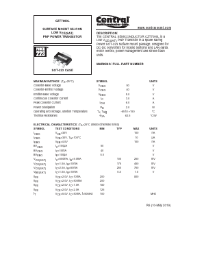 CZT7090L Datasheet PDF Central Semiconductor