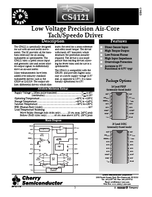 CS4121EDWF20 Datasheet PDF Cherry semiconductor