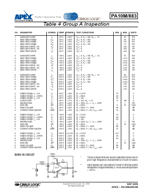 PA10M/883 Datasheet PDF Cirrus Logic