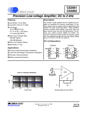 CS3002-IS Datasheet PDF Cirrus Logic