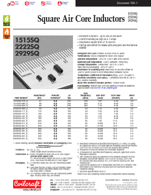 2222SQ-90NGEC Datasheet PDF Coilcraft Inc