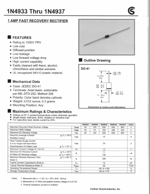 1N4936 Datasheet PDF Collmer Semiconductor