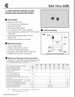 S2M Datasheet PDF Collmer Semiconductor