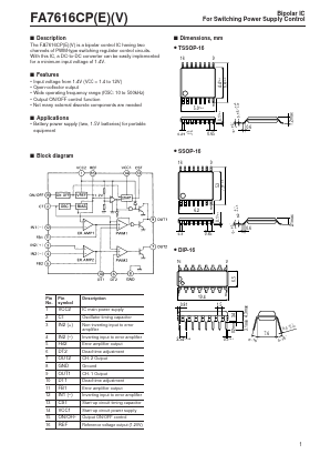 FA7616CPE Datasheet PDF Collmer Semiconductor