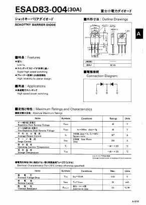 ESAD83-004 Datasheet PDF Collmer Semiconductor