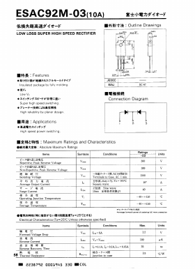 ESAC92M-03 Datasheet PDF Collmer Semiconductor