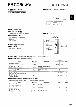 ERC06 Datasheet PDF Collmer Semiconductor