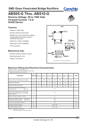 ABS10-G Datasheet PDF ComChip