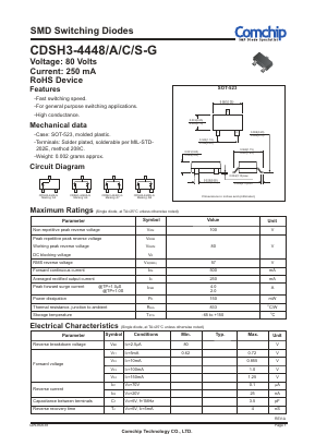CDSH3-4448A-G Datasheet PDF ComChip