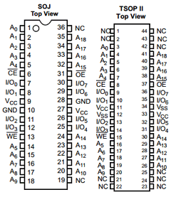 CY7C1049CV33-15ZC Datasheet PDF Cypress Semiconductor
