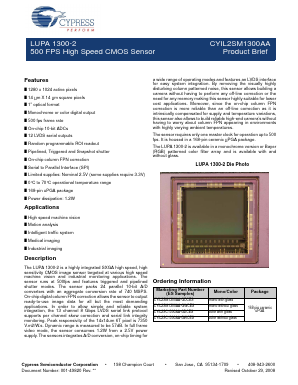 CYIL2SC1300AA-GDCES Datasheet PDF Cypress Semiconductor