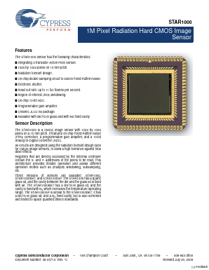 STAR1000 Datasheet PDF Cypress Semiconductor