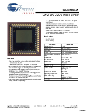CYIL1SM0300AA Datasheet PDF Cypress Semiconductor