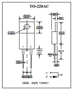 MBR880 Datasheet PDF Rugao Dachang Electronics Co., Ltd
