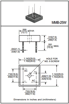 MMB2505W Datasheet PDF DC COMPONENTS