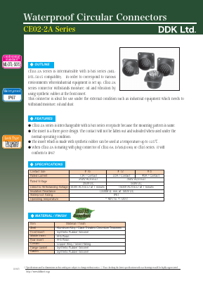 CE02-2A22-22P-D Datasheet PDF DDK Ltd.