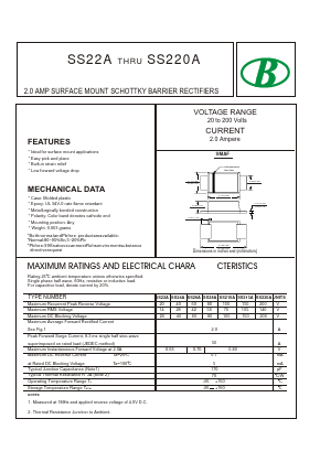 SS210A Datasheet PDF Nanjing International Group Co