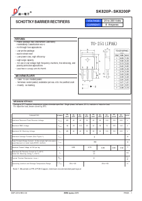SK8100P Datasheet PDF DIYI Electronic Technology Co., Ltd.